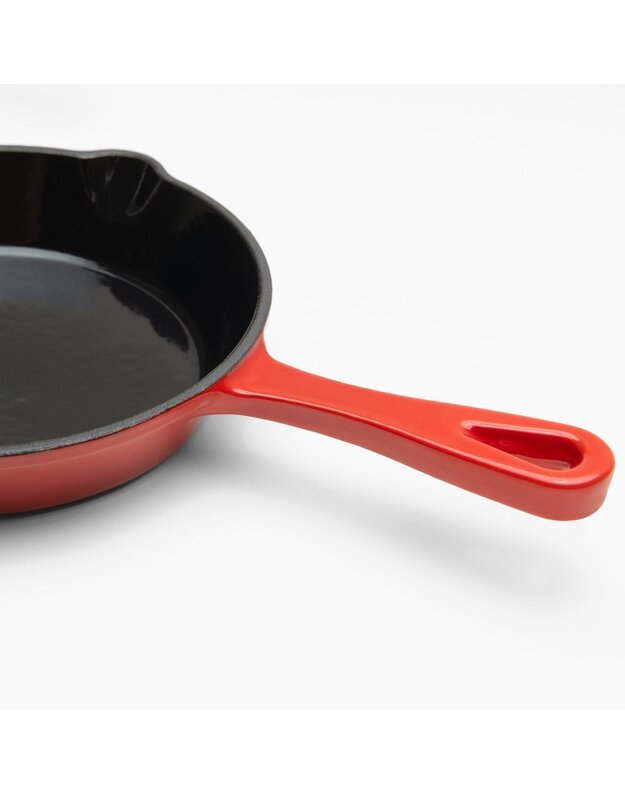 Emaliuota ketaus keptuvė  Ø15.5cm GET RED Raudona 1