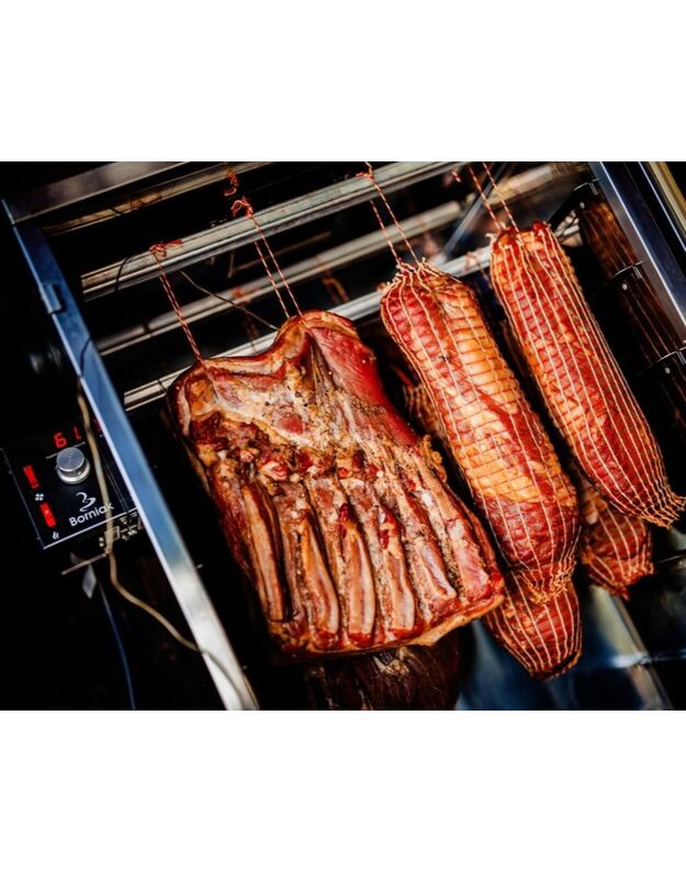 Rūkykla Borniak  150L nerūdijančio plieno +BBQ ir wifi BBDSW-150 10