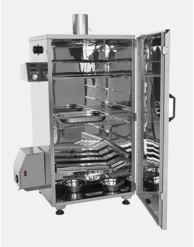 Rūkykla Borniak 150L wifi BBDSW-150 INOX nerūdijančio plieno+BBQ 