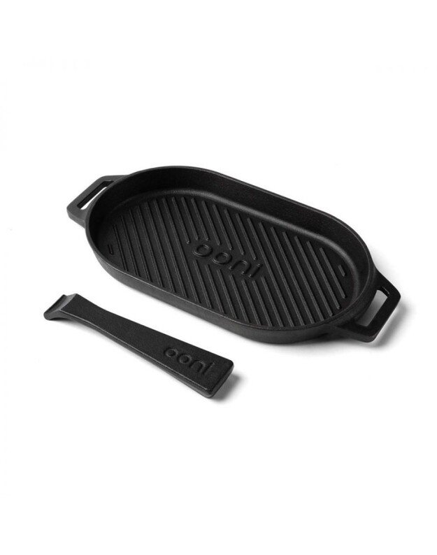 Rifliuota ketaus keptuvė Ooni Grizzler 5