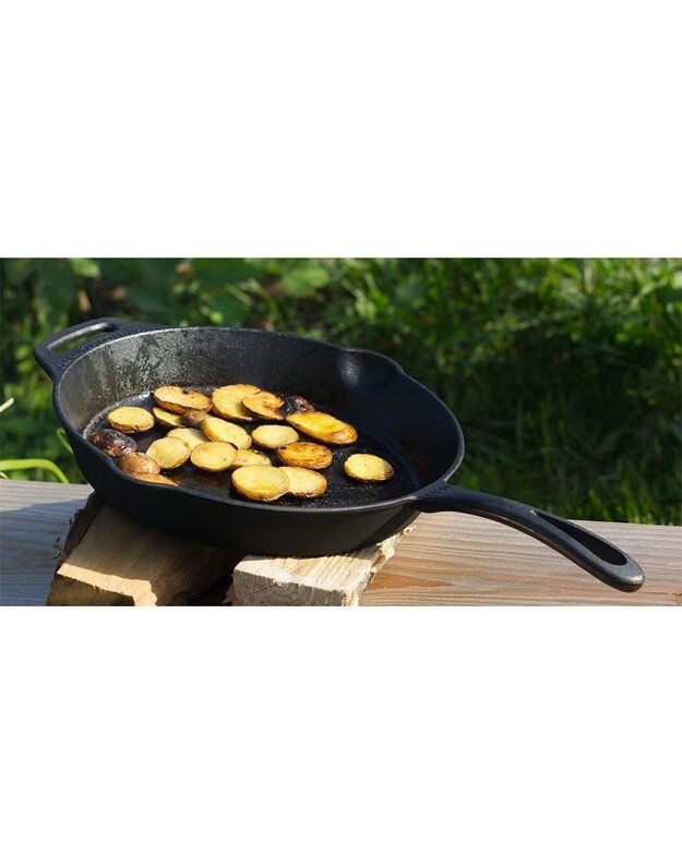 Ketaus keptuvė su rankena Petromax 15/20/25/30/35/40cm : Dydis - 30cm 2