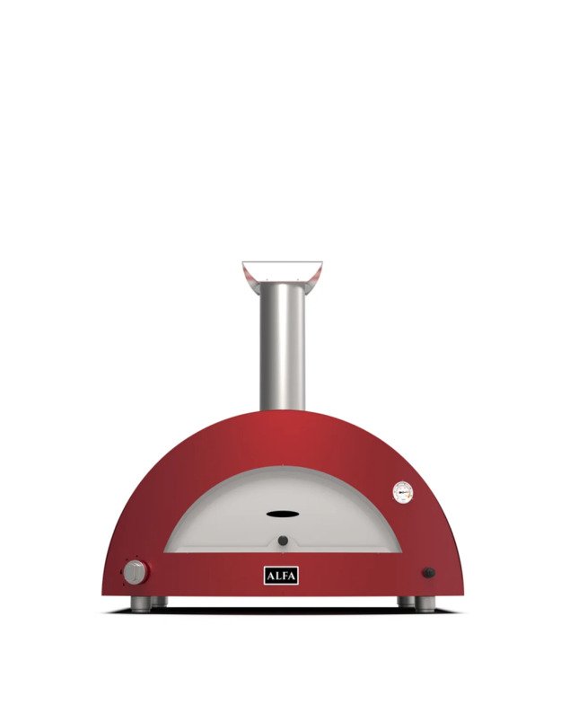 Malkinė Picos Krosnis Alfa - MODERNO 3 Pizze : Spalva - Antique Red