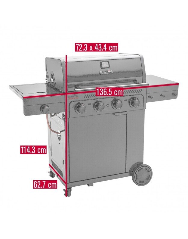 Dujinis grilis Char-Broil Essential 4G