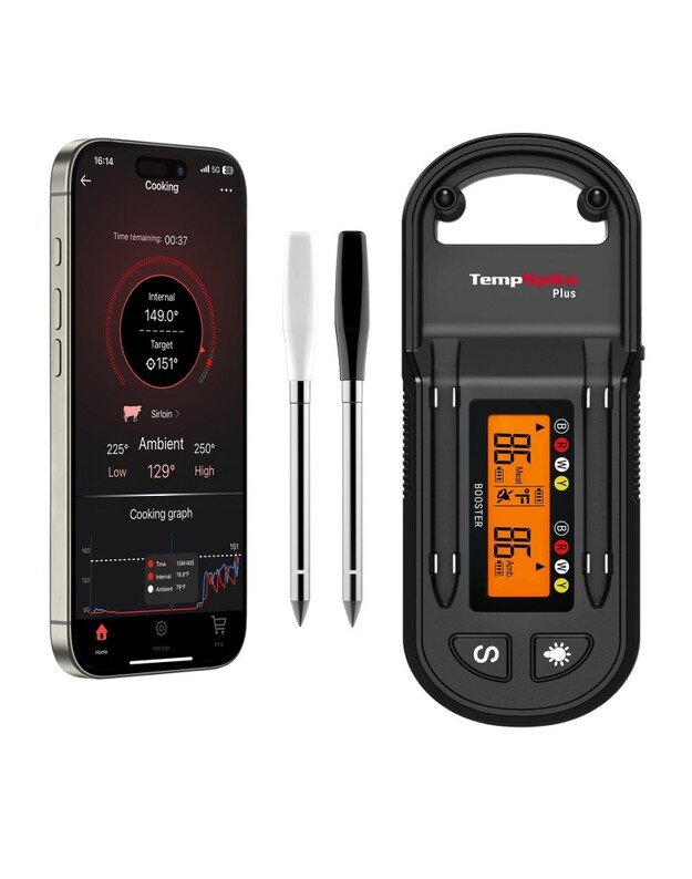 Belaidis Bluetooth mėsos termometras ThermoPro TP972W su 2 zondais