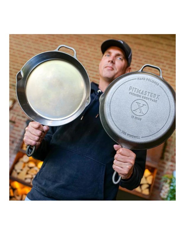 Poliruoto ketaus keptuvė The Windmill PitmasterX 30 cm