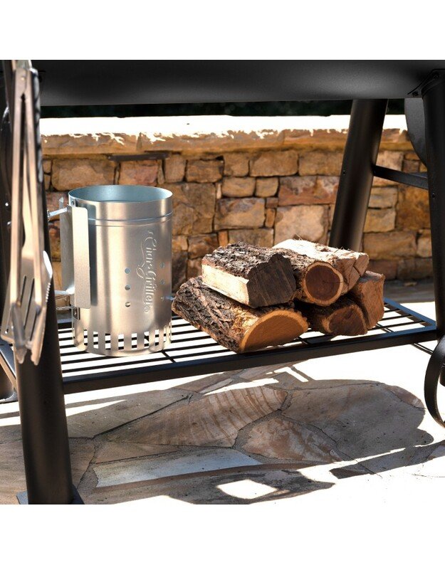 Lauko kepsninė-rūkykla Char-Griller Competition Pro Offset Smoker 4