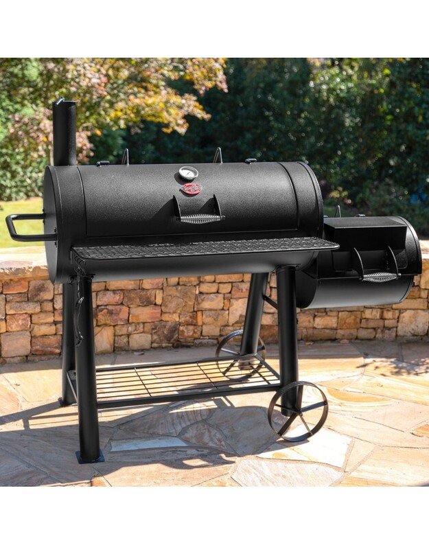 Lauko kepsninė-rūkykla Char-Griller Competition Pro Offset Smoker 15