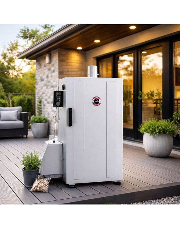 Rūkykla Borniak 70L wifi nerūdijančio plieno+BBQ BBDSW-70