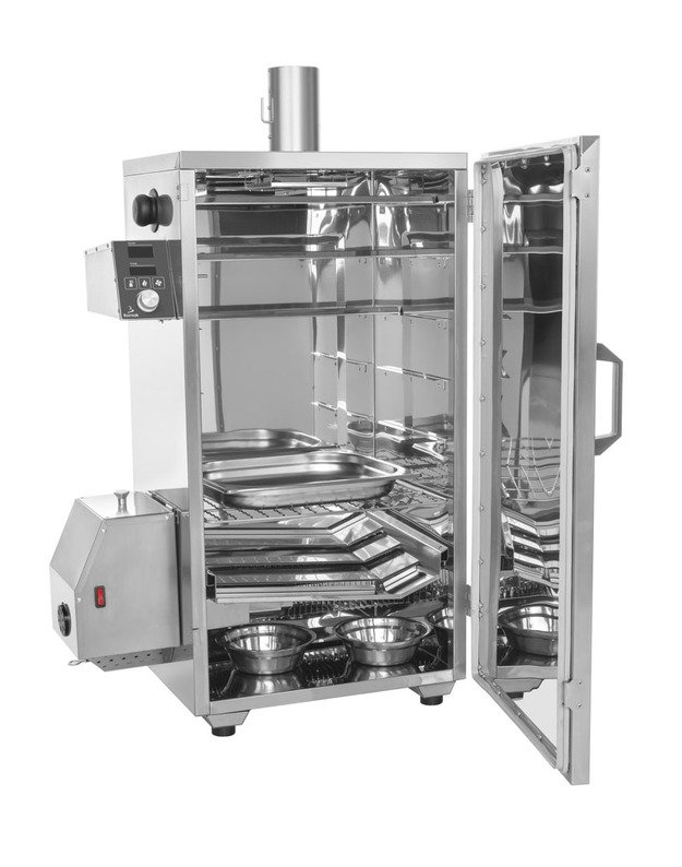 Rūkykla Borniak 70L wifi BBDSW-70 INOX nerūdijančio plieno+BBQ 