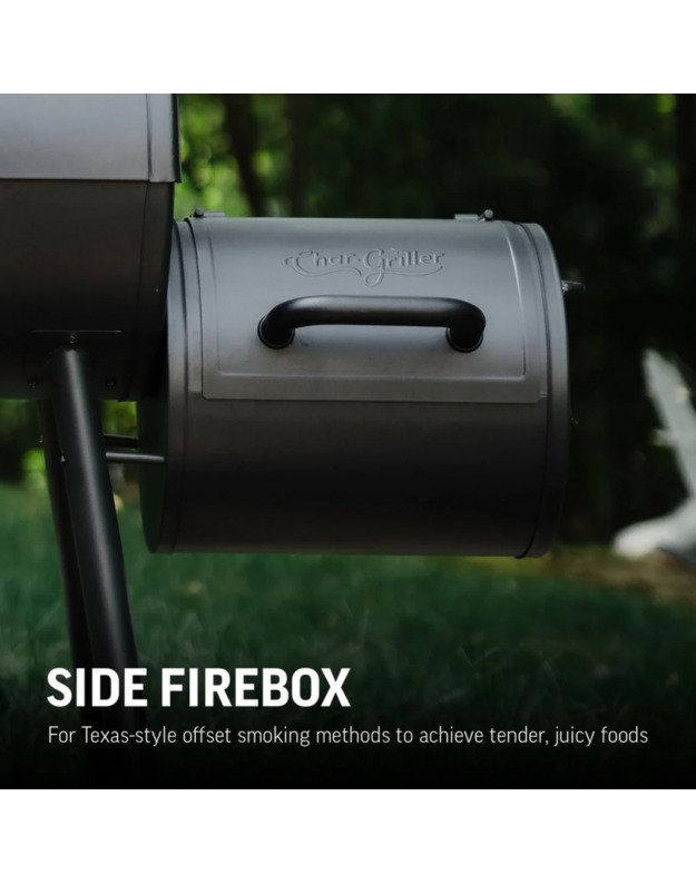 Lauko kepsninė Char-Griller Wrangler Smoker 5