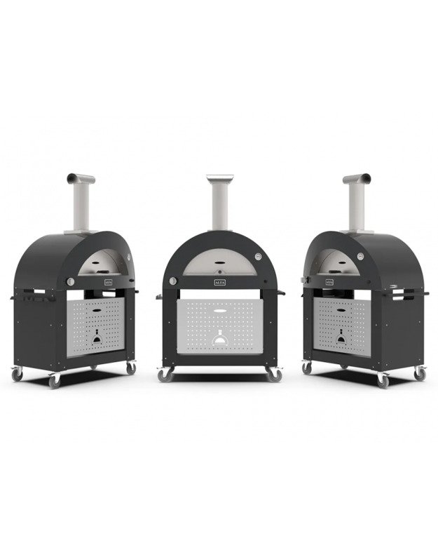 Hibridinė Picos Krosnis Alfa MODERNO 3 Pizze : Spalva - Ardesia Grey