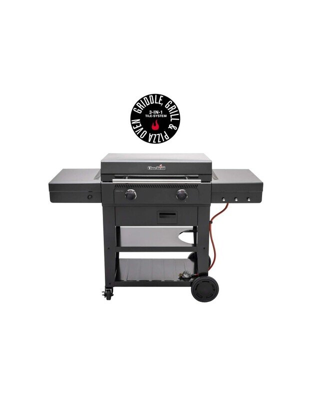 Dujinė kepsninė su plok&scaron;tuma Char-Broil Versa-Tile