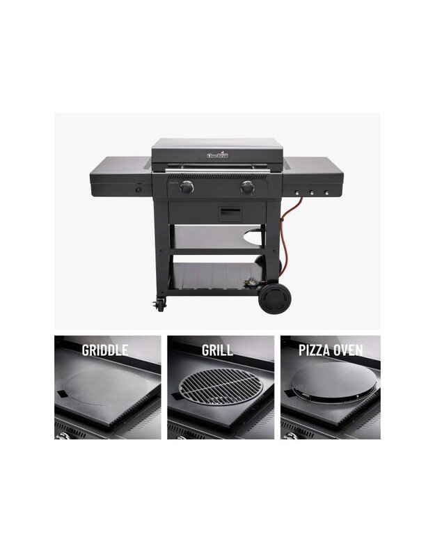 Dujinė kepsninė su plok&scaron;tuma Char-Broil Versa-Tile