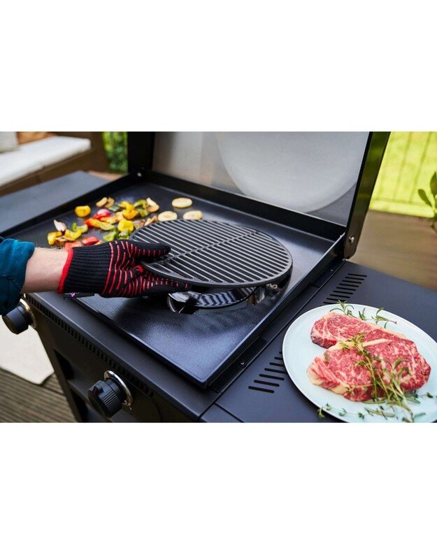 Dujinė kepsninė su plok&scaron;tuma Char-Broil Versa-Tile