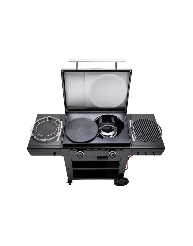 Dujinė kepsninė su plok&scaron;tuma Char-Broil Versa-Tile