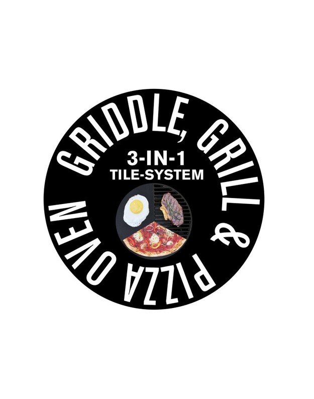 Dujinė kepsninė su plok&scaron;tuma Char-Broil Versa-Tile