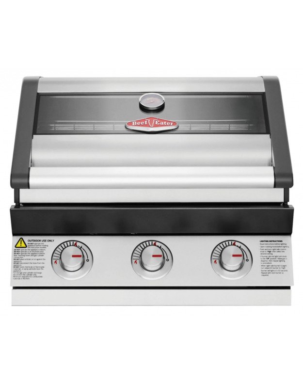 Įmontuojamas dujinis 3 degiklių grilis BeefEater 1600S
