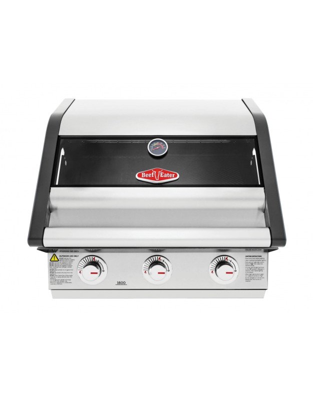 Įmontuojamas dujinis 3 degiklių grilis BeefEater 1600S