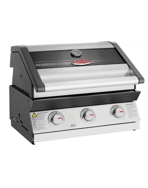 Įmontuojamas dujinis 3 degiklių grilis BeefEater 1600S
