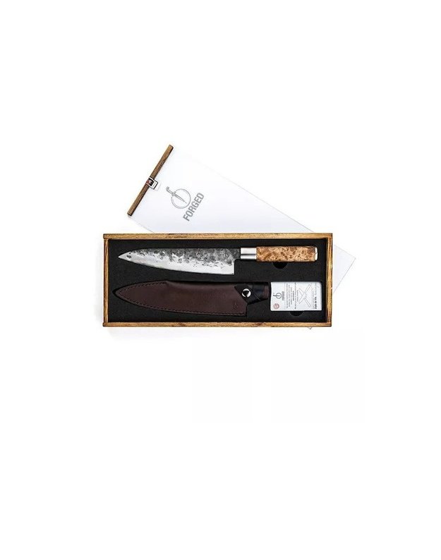 &Scaron;efo peilis Forged VG10 20,5 cm su odiniu įdėklu