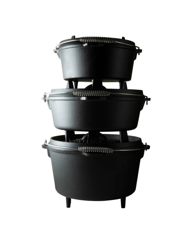 Ketaus puodas The Windmill Dutch Oven 3.8 L (su kojelėmis)