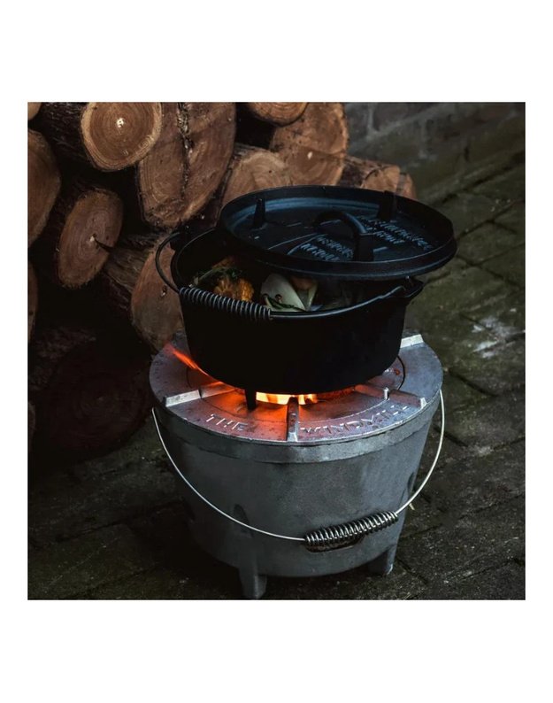 Ketaus puodas The Windmill Dutch Oven 3.8 L (su kojelėmis)