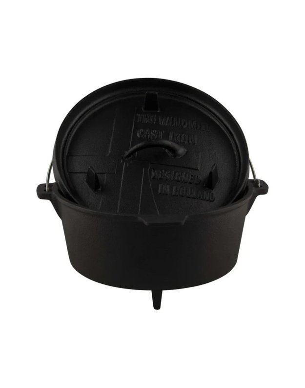 Ketaus puodas The Windmill Dutch Oven 3.8 L (su kojelėmis)