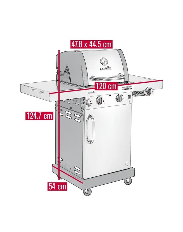 Dujinis grilis Char-Broil Professional Pro S 2 4