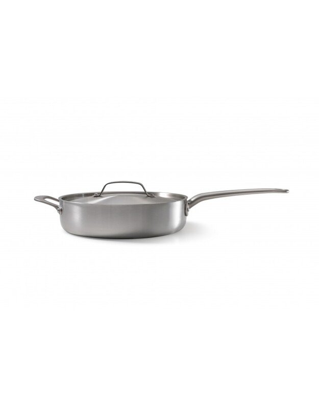 Nerūdijančio plieno tro&scaron;kinimo keptuvė su dangčiu Skottsberg 28cm 3