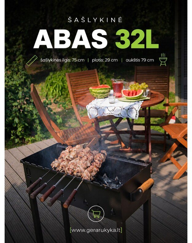 Šašlykinė ABAS 32L