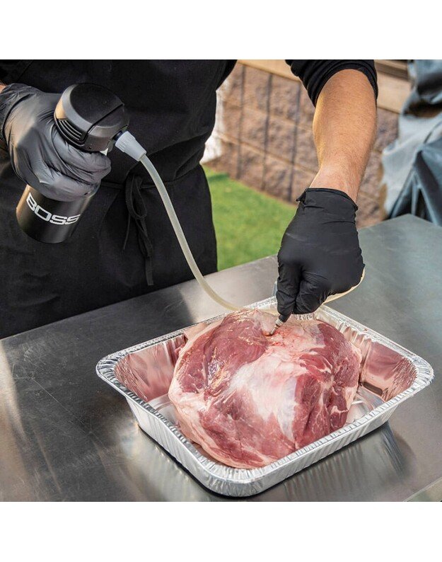 Pit Boss pur&scaron;kiamas buteliukas su pompa ir injektoriumi