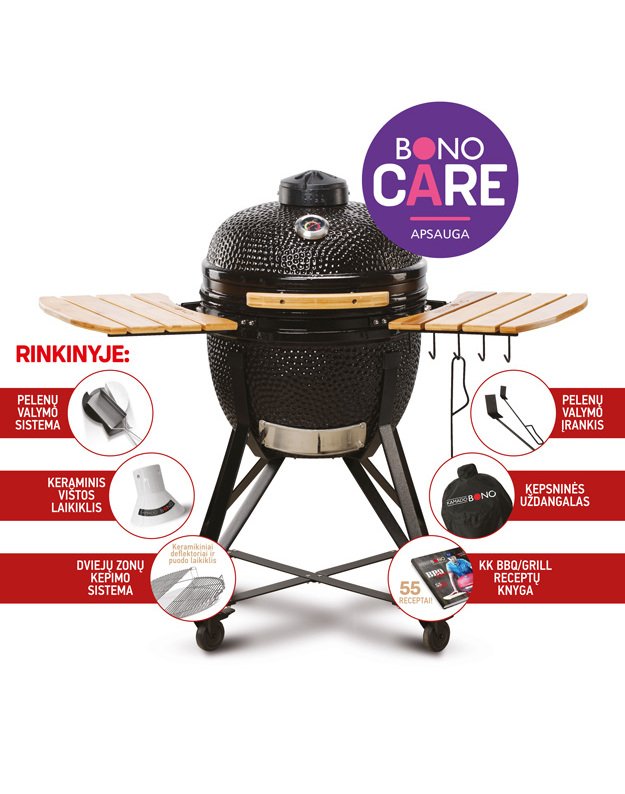 Kamado Bono MEDIA (juoda)